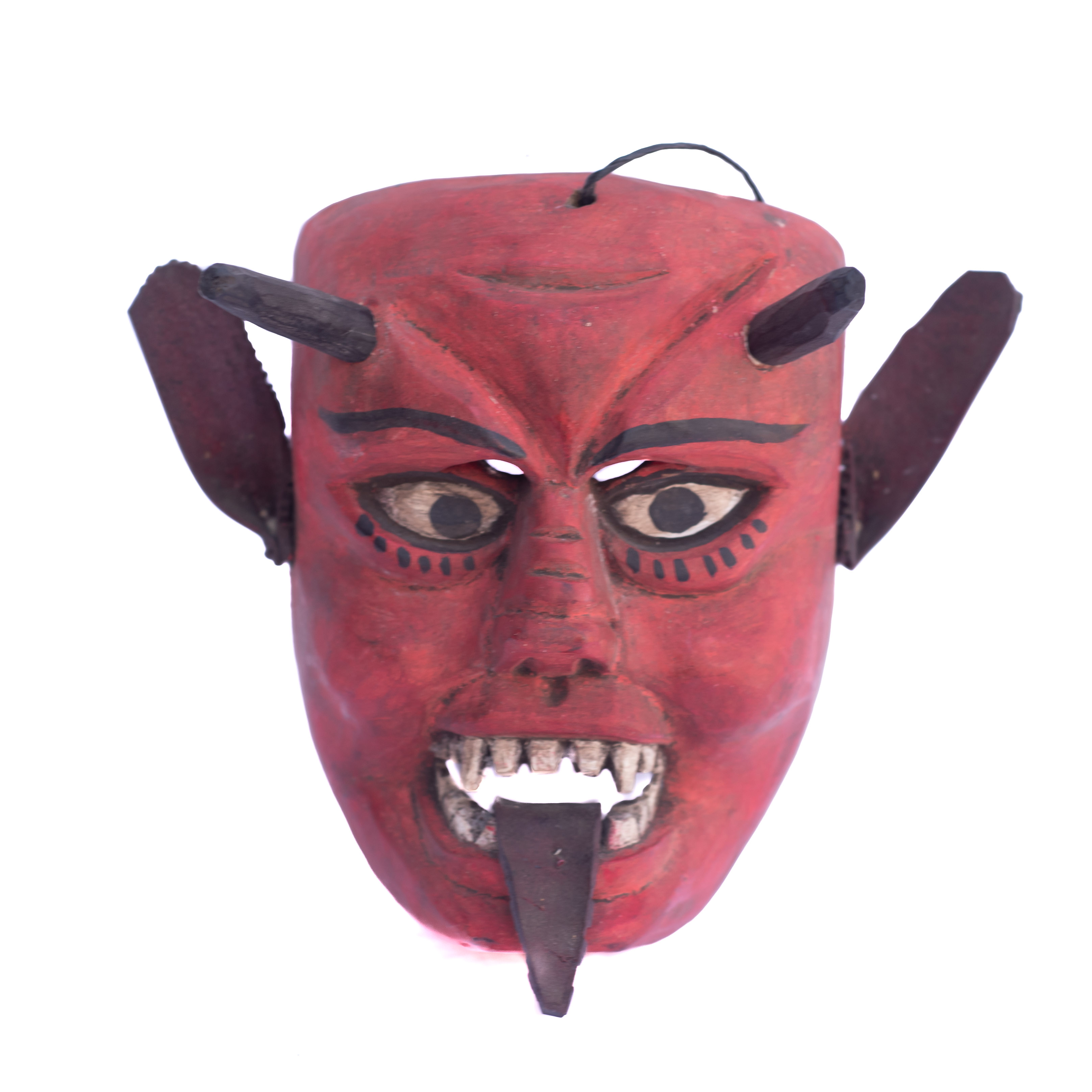 Wooden Devil Mask 