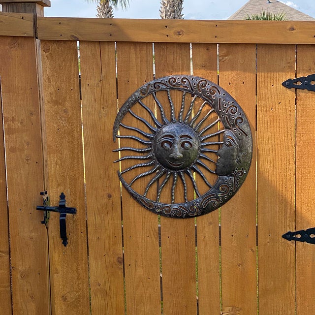 Sun & Moon Metal Art