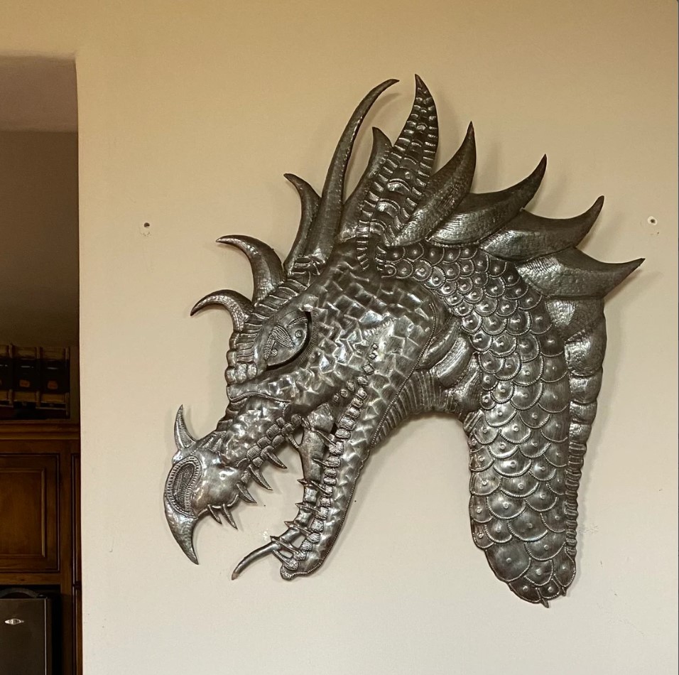 Metal Dragon Head