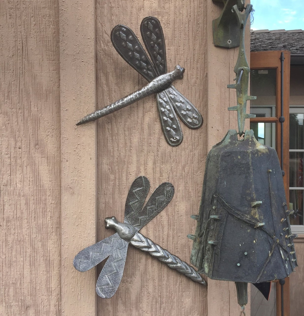 Metal Garden Dragonflies Set of 2