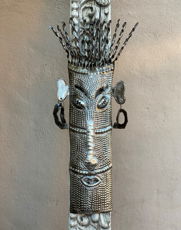 Metal Tiki Mask